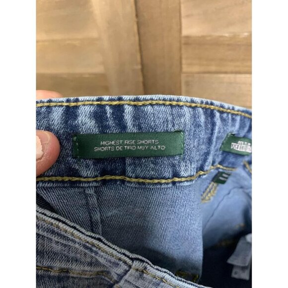 NWT Wild Fable Highest Rise Denim Shorts Sexy Booty Summer Y2K Women's Size 00 - Picture 5 of 6